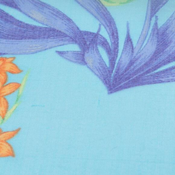 HERMES Authentic Blue Silk Scarf - Picture 4 of 5